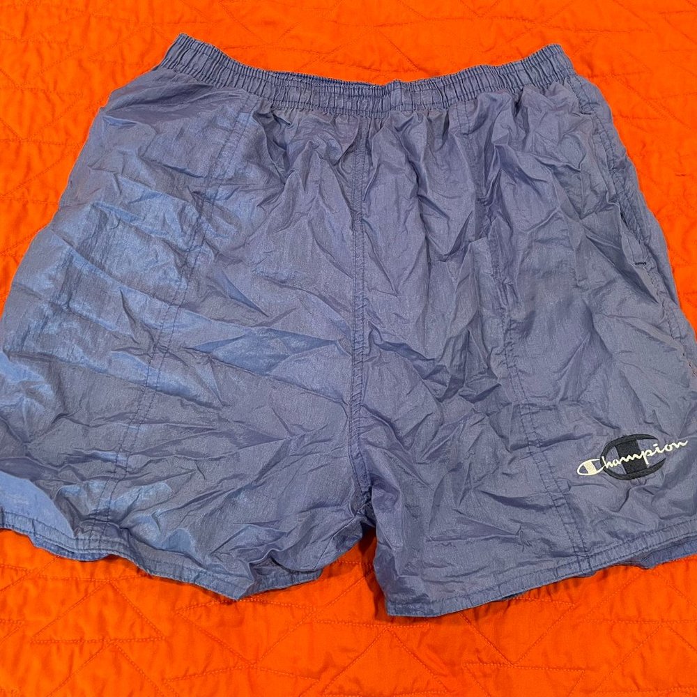 Vintage Champion | 80’s Blue Athletic Shorts Women’s Size XL Rare
